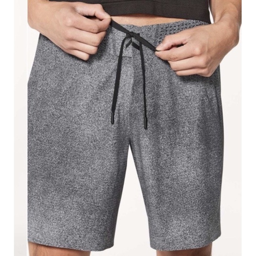 Lululemon El Current Short Mens 32 Gray Heathered Board Shorts Swim